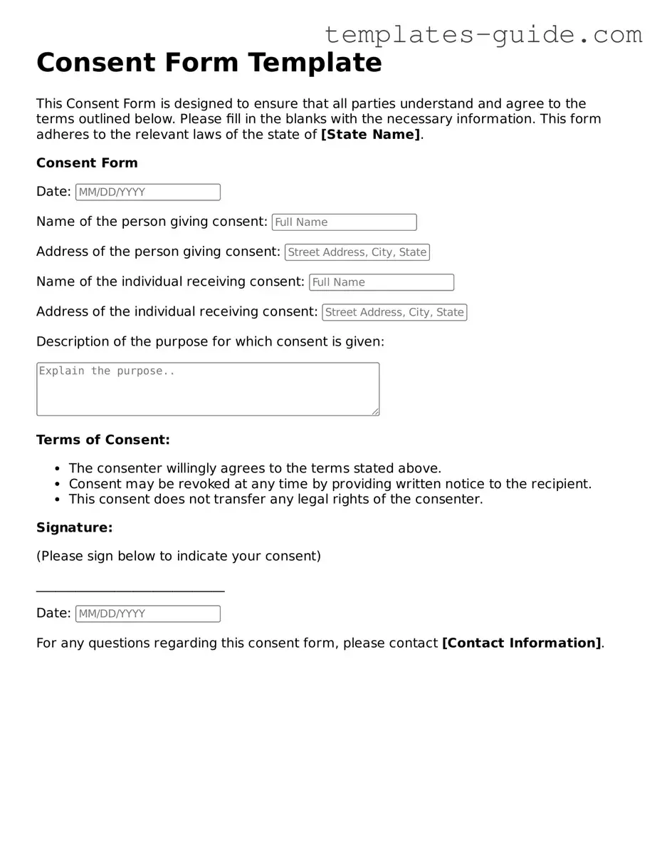 Consent Template