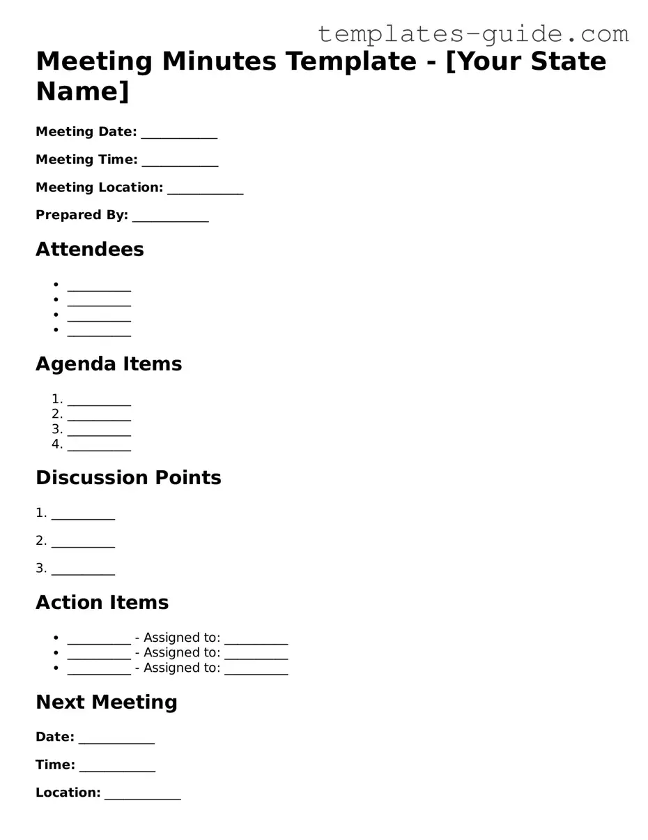 Meeting Minutes Template