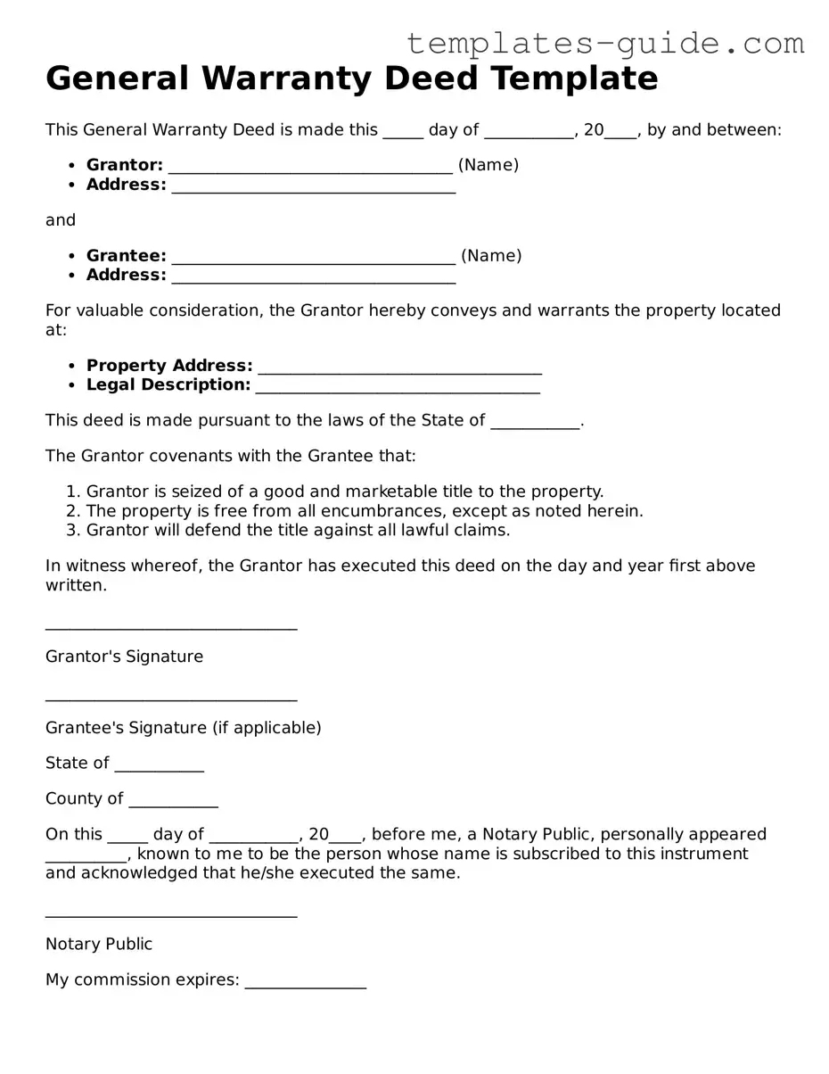 Deed Template