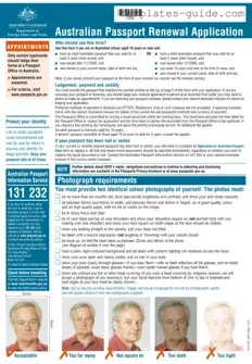 Fill Out a Valid Australian Passport Renewal Template