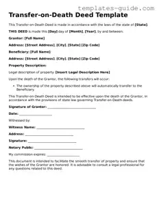 Transfer-on-Death Deed Template