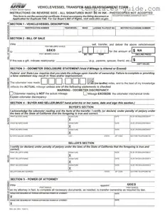 Fill Out a Valid California Fotm Reg 262 Template