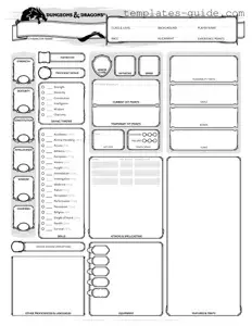 Fill Out a Valid Dnd Character Sheet Template