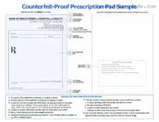 Fill Out a Valid Prescription Pad Template