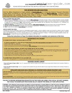 Fill Out a Valid DS-11 U.S. Passport application Template