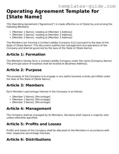 Operating Agreement Template