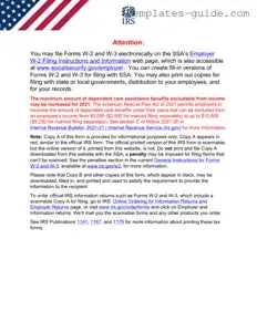 Fill Out a Valid IRS W-2 Template